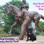 dog-friendly Kentucky Horse Park and scupture