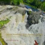 waterfall at Chutes Provincial Park, Ontario